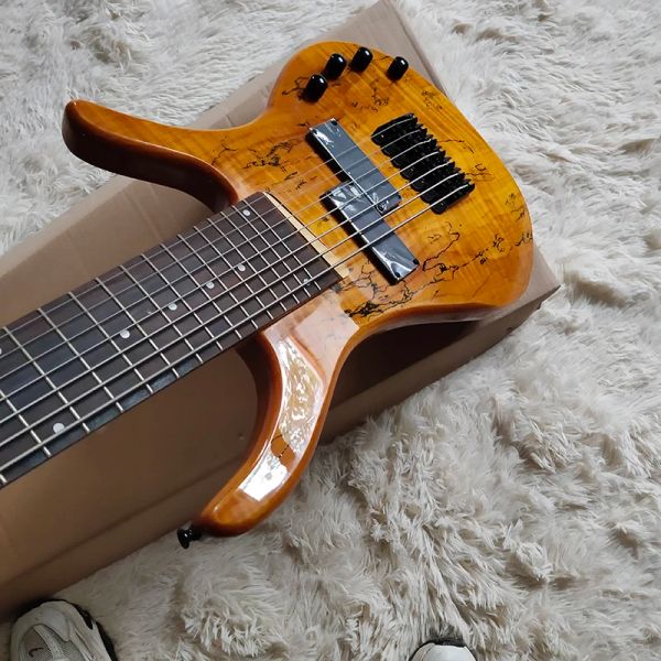 Guitarra Este é um baixo profissional de 7string, com timbre único e bonito e aparência bonita.É enviado para casa