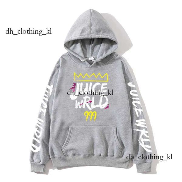 Herrensaft Designer Hoodie Sweatshirts Schwarz -Weiß -J -Uicewrld Hoodie -Faden Sweatshirt Juicewrd Trap Rap Regenbogen Fehler Harajuku 233