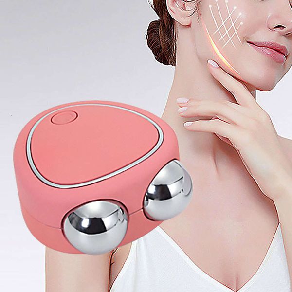 MicroCurrent Facial Rullo di sollevamento del rullo facciale EMS Sollevamento del viso Rimuovere le rughe MASSAGER RILASCI