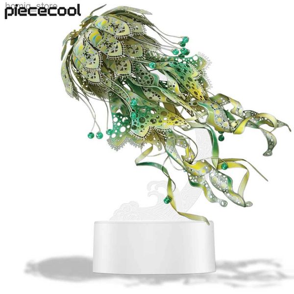 3D головоломки PieceCool Model Kits Красочные медуза головоломка