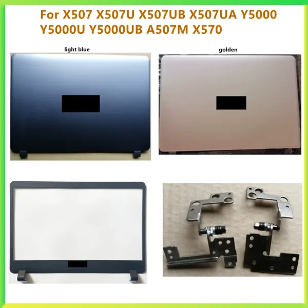 Cornici Nuovo laptop Copertina posteriore LCD Laptop Copertina del telaio anteriore per ASUS X507 X507U X507UB X507UA Y5000 Y5000U Y5000UB A507M X570