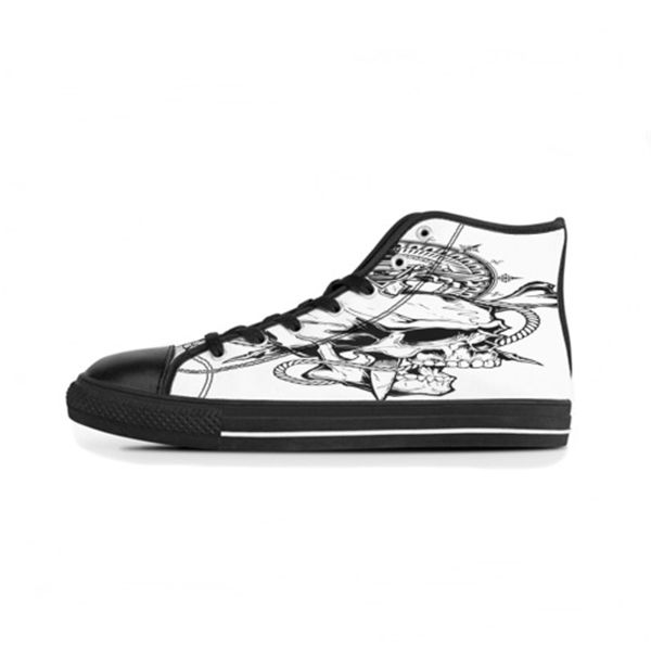 Scarpe da design doganale fai da te per gli allenatori di uomini da donna da donna Sports Black Gai Sneakers scarpa personalizzata all'ingrosso di colore all'ingrosso