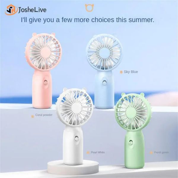 Electric Small Fan Student Mini Fan portatile Cool Air Travel Cooler Dormitory Home Travel Outdoor Cool Tools Fan Pocket Pet Pet 240415