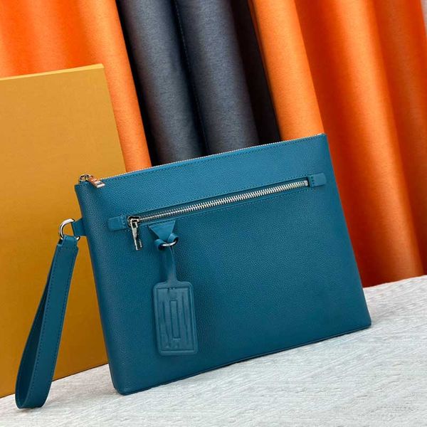 Erkekler tasarımcılar debriyaj çantaları kadın zarf çantası iş seyahati cüzdan aerogram debriyaj çanta yüksek kaliteli 30 cm iPad tablet kasa çanta çantası 7 renk
