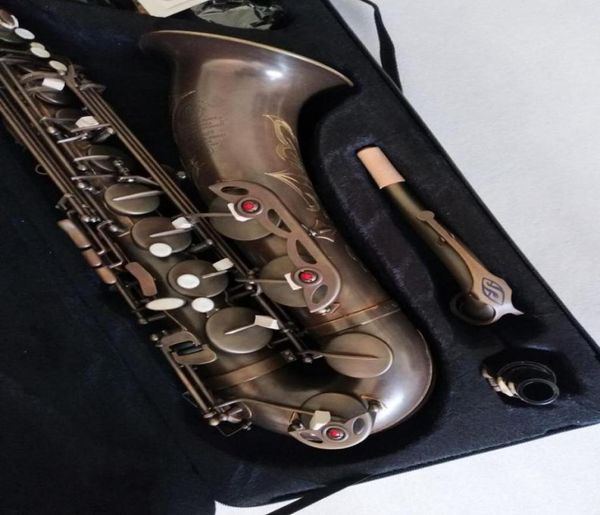 New Mark VI Tenor Saxofone Sax Top Professional Musical Instrument Picture com bocal de bocal75300559399556