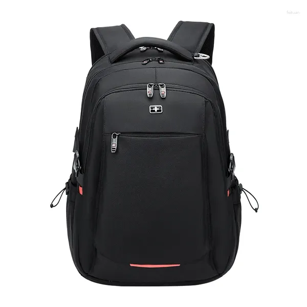 Mochila laptop de 17 polegadas unissex oxford pano de pano de viagem ao ar livre negócios casuais impermeabilizados notebook de grande capacidade