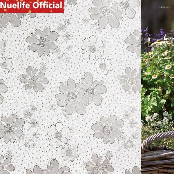 Adesivi per finestre 50x200 cm Sunlight Sunf Flower MasAic Pattern Electrostatic Glass Pellico