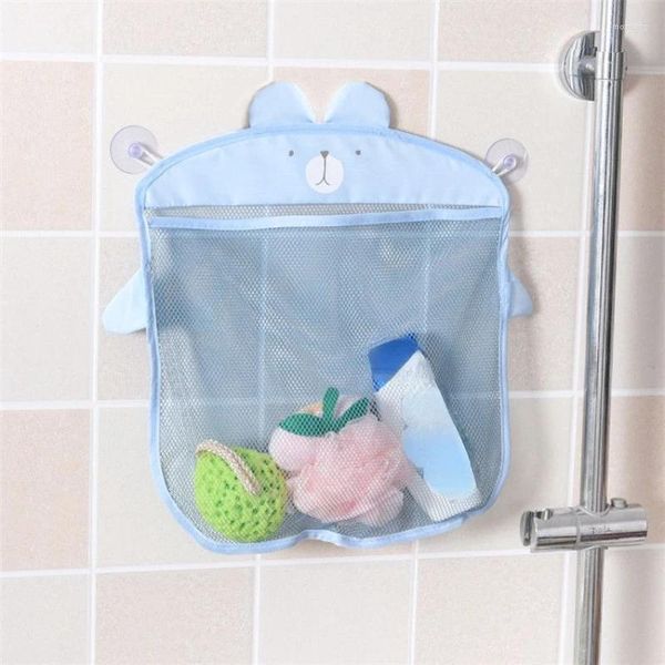 Aufbewahrungstaschen Rack Kinder Wasserspielzeugnetzbeutel Baby Cartoon Tierform Bad Hängende Badezimmer