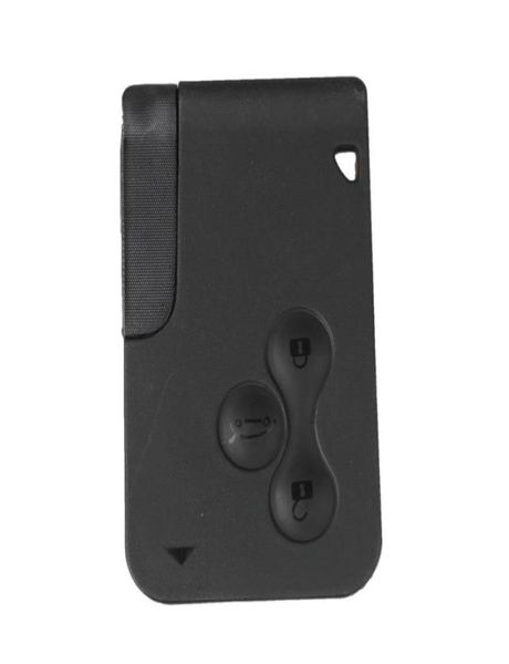 3 botões keycard remoto key key smart Card Case Blankcard Shell Case para carro Renault Megane Uncut Blade802252223627572