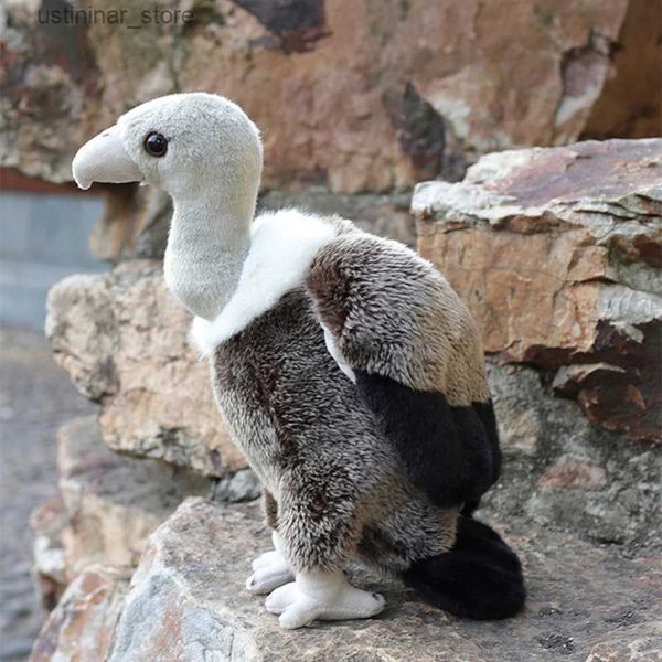 Animais de pelúcia de pelúcia abutre de alta fidelidade Anime Condor Condor Bald Eagle Plushie Buzzard Plush Toys Animals Like Like Simulation Doll