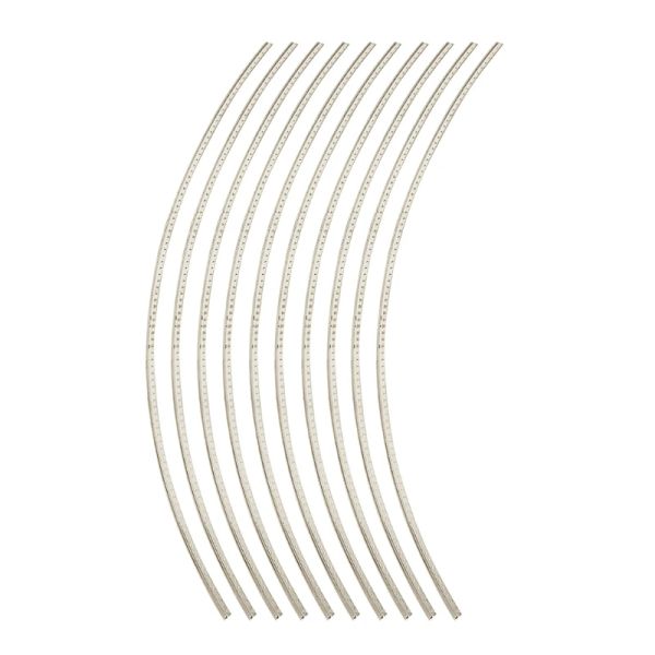 Cavi cavi filo tasto cupronickel medium calibro ottone, 10 unità cavi per chitarra 094c