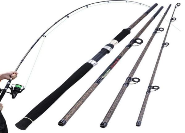 SOUGAYILANG 27M 4 SECTION FISCHING STEGE Ultraleichte Gewicht Spinning Fishing Rod Kohlefaser Karpfenfischer Fischereistab Tackle Pesca J167646998