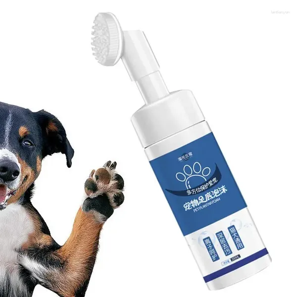 Hundebekleidung Reiniger Wasserloser Shampoo Haustier mit Bürste ohne Spülung für Katzen Fuß Reinigung Schaumstoffzubehör