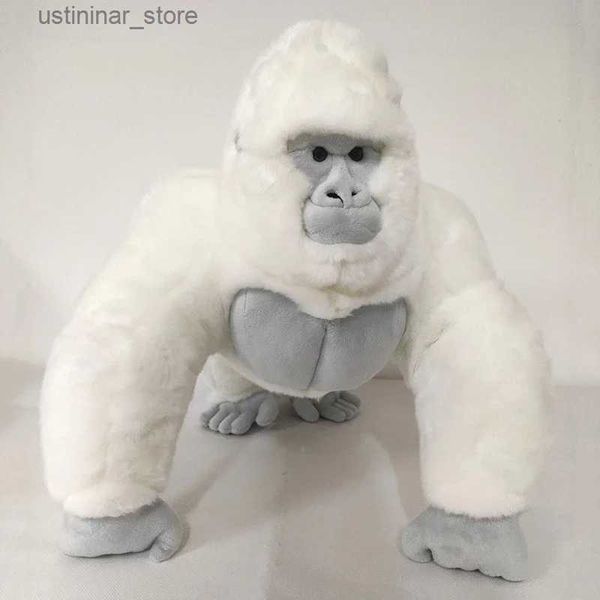 Animais de pelúcia de pelúcia de 50 cm de macinha branca grande boneca de macaco engraçada com um brinquedo de pelúcia macia de braço comprido para crianças para crianças e dropshipping l47