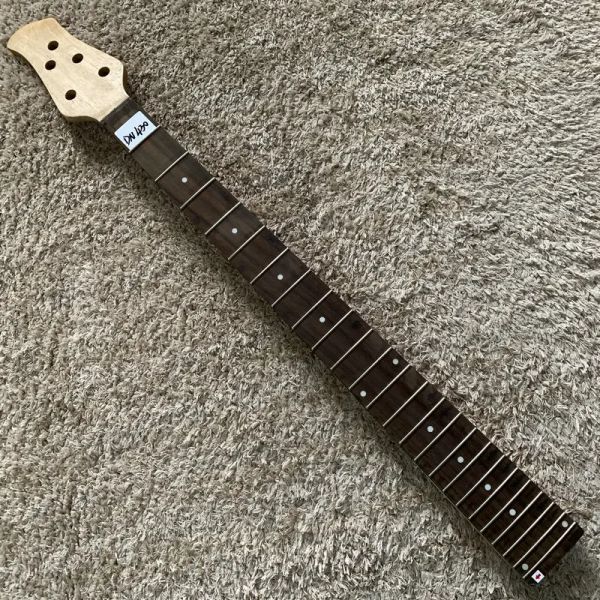 Cabos Ordem personalizada inacabada 5 Strings Bass elétrico Pescoço 24 Trets Maple com Rosewood DIY Partes de guitarra para substituir DN430/DN431