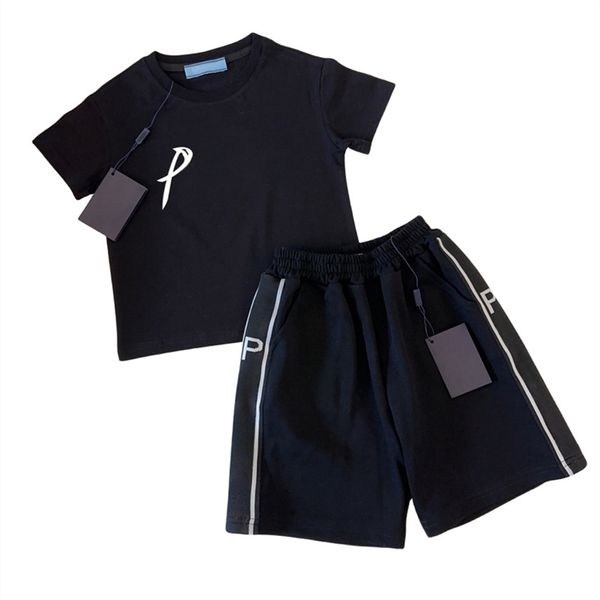 Baby Kids Clothing Set Baby Jungen Mädchen T-Shirt Shorts Kleidung Neue Baumwolle Kinder Mädchen Kinder Designer Baby Kleidung Größe 90 cm 150 cm v02