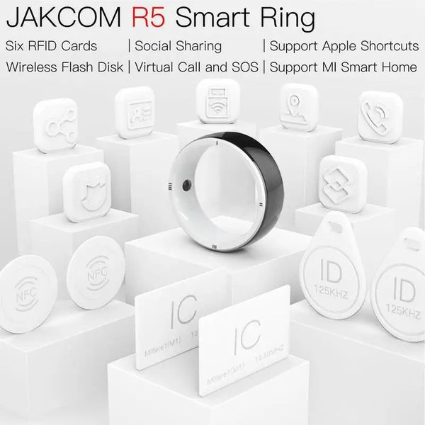 JAKCOM R5 Smart Ring 6 Sensore RFID Sensore Dispositivi indossabili moderni WatchNFC Wear Forios Androids Smartphones 240415
