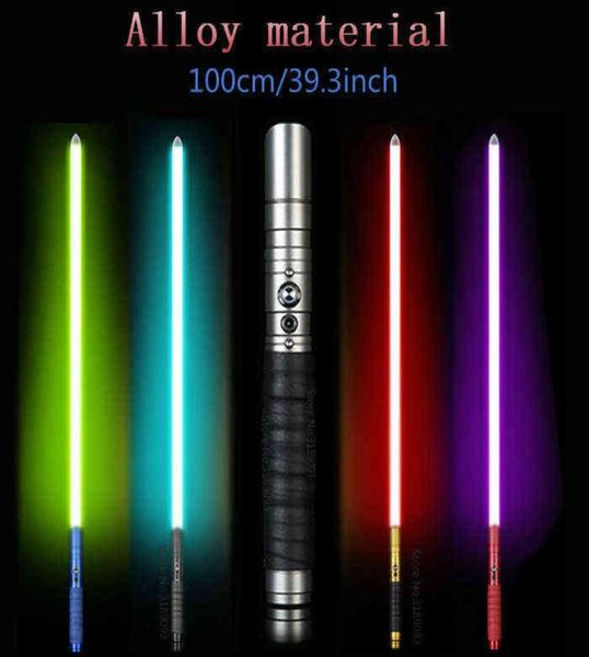 Lightsaber Luke Light Saber Kuvvet FX Şarj Edilebilir Ağır Dövüş Renk Değişen Ses Odak Kilitli Metal Tutma Kılıç Y2201054224657