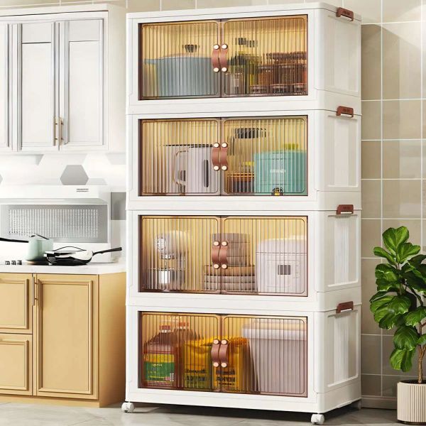 1pc Rack, Mehrzweck 5-Schicht-Kleinwindschrank, platzsparende Lagerbehälter im Haushalt, für Küche, Bad, Schlafzimmer Wohnzimmer, Organisatoren und Lagerung,