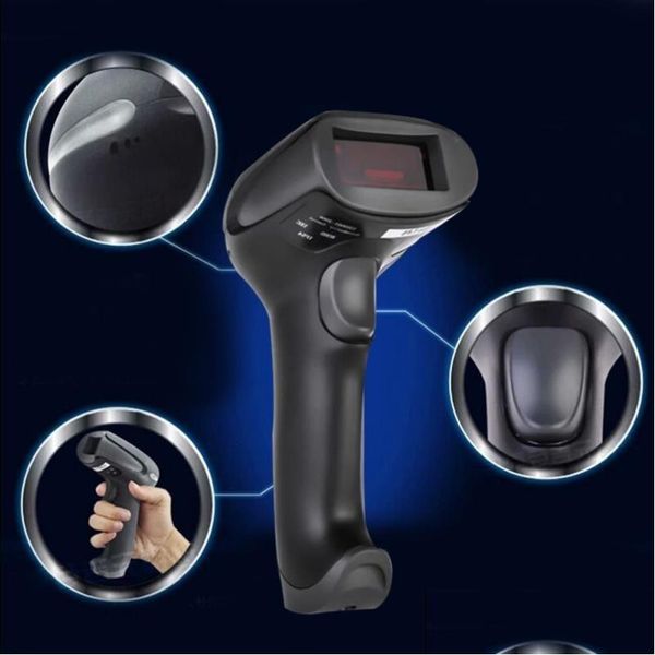 Scanner New 43Hz Wireless Laser Barcode Scanner Reader Speicher bis zu 500 m Distanz Großhandel iBoim Drop Zustellung Computer Networking otewh