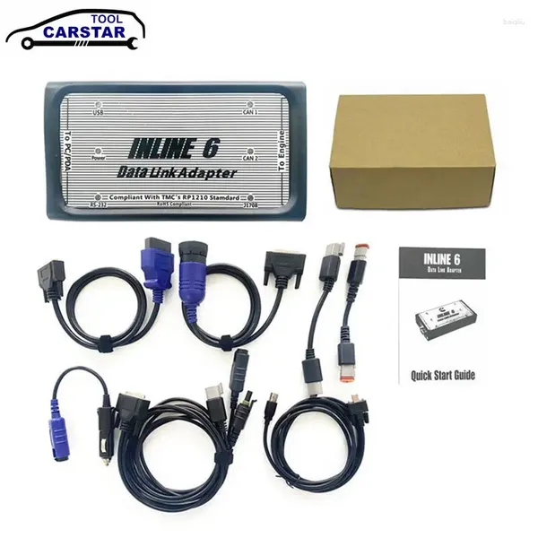 Para caminhão pesado, INLINE6 DATA LINK ADAPTADOR DO ADAPTER SCANNER Usado Cummins