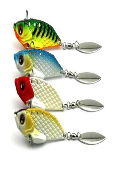 4pcs Minking Vib Fishing Lure 20G 6 см. Вибрация металлическая атмосфера греметь крючок Isca Artificial 2018 Высококачественная металлическая ложка приманки 3350249