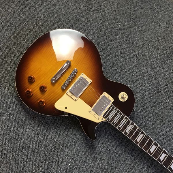 Gitar Klasik Elektrikli Gitar Gün batımı Açık Renk Kalitesi Aksesuarları Heyecan Verici Tını Ücretsiz Teslimat.