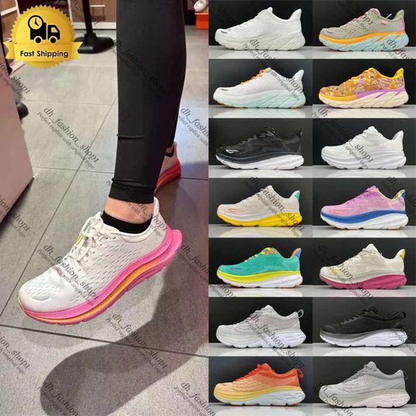 Hokah Shoe Free Ship кроссовки Hokaho Woman Shoe One One Bondi 8 Kawana Mens Designer Shoes Hoka Shoe Athletic Road Shock Shock Sneakers Hokas Hokka Shoes 406