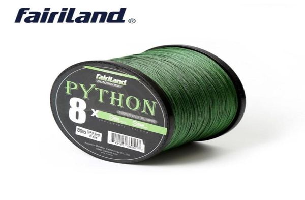 Fairiland 500m546yds 100pe linha de pesca 8 fios de pesca trançada linha de pesca 2180lb Multifilamentos de pesca Holanda Original689372144731