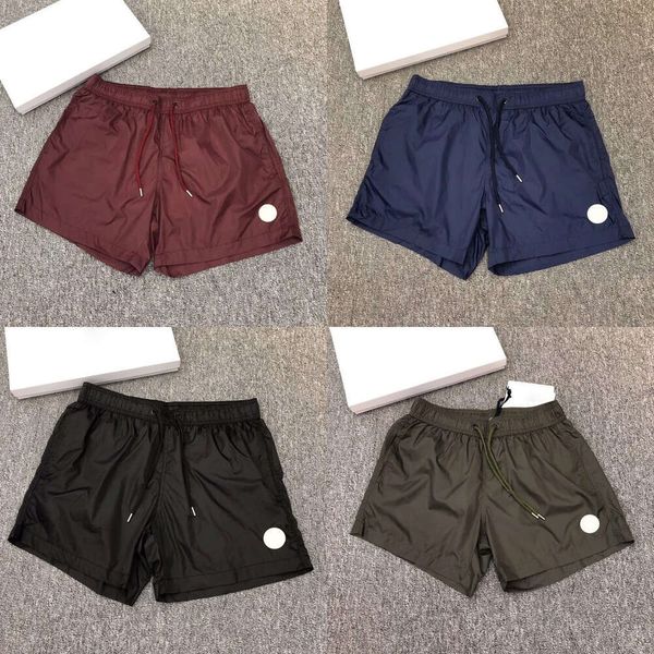 Дизайнеры Monc Mens Shorts 13 Colors Short Men and Women Summer Smost Dry, водонепроницаемые повседневные пятибалльные штаны Случайные шорты плавание шорты пляжные шорты размером 209
