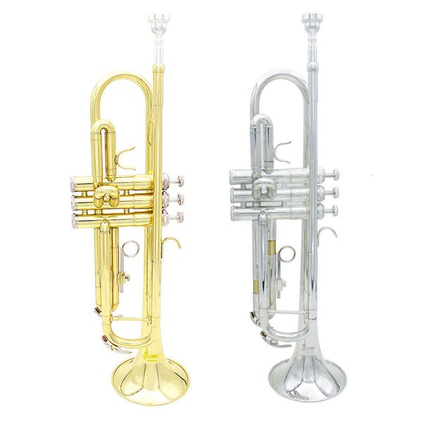 Slade Western Strument Brass Musical Instruments Band Band Professional Performance B-Flat Trumpet Trumpettes White Trumpets