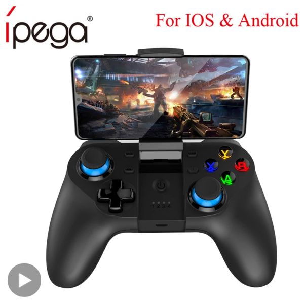 Gamepads Gamepad Trigger PUBG Controller Mobile Bluetooth Joystick für Telefon Android iPhone Smart TV Box Game Pad Console Console Console PC Pabg