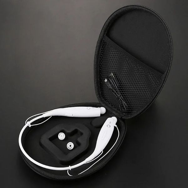 Boyun Bandı Kulaklık Çantası Sabit Depolama Taşıma Kılıfı Taşınabilir Kulaklık Saklama Kutusu Kulaklık V100 Sony MDR için