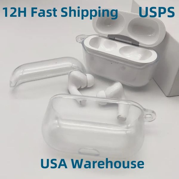 USA Warehouse Clear Case für 2023 USB C Air Pods Pro2 Air Pods3 Ohrhörer