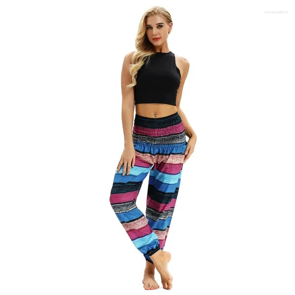 Yoga Outfits Mural Digital Printing Belly Dance Spezielle Hosen Lose lässige Frau Erstellen Sie Füße Vision