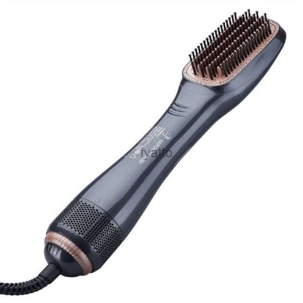 Colinhos de cabelo alisadores novos pente de cabelo elétrico com três em um cabeleireiro de ar quente Perm perm malhado h240415
