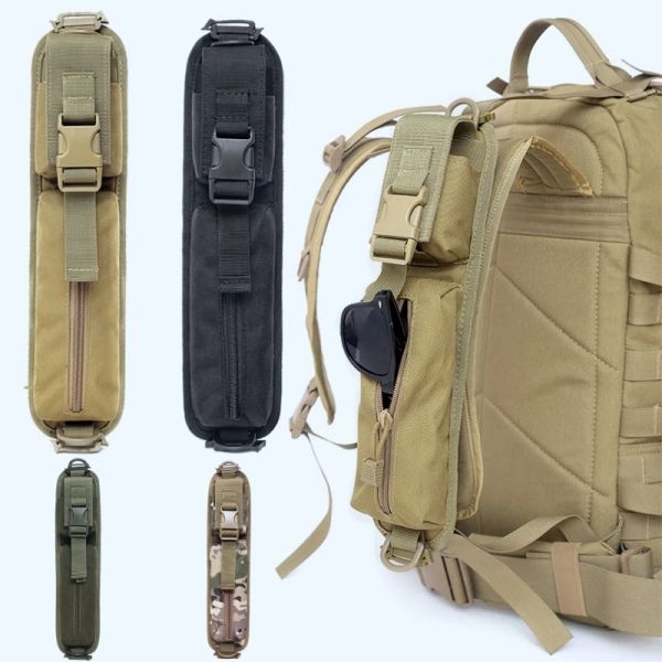 Rucksäcke Taktischer Rucksack Schultergurt Kleinmänner Beutel Molle Key Taschenlampe Beutel Pack EDC -Werkzeugtasche Outdoor Campingjagdzubehör