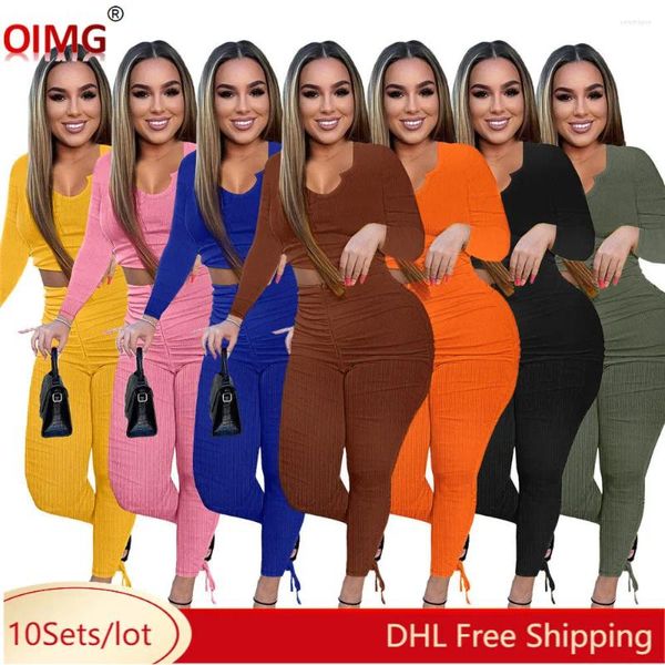 Zweiteilige Hosen für Frauen 10 Großhandel Herbst Winter Set Women Outfit