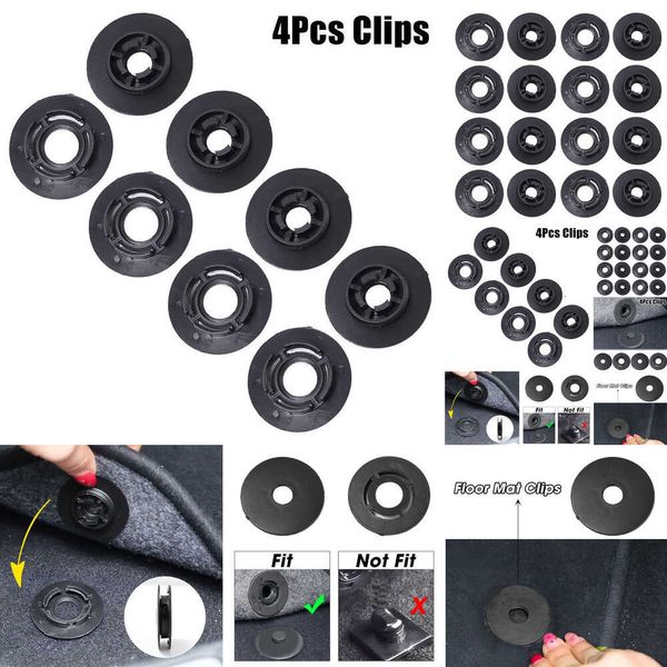 Novo novo upgrade Upgrade Carpet Floor Mat Clips Fixar Glamp para o VW Passat Polo Golf Jetta Audi A1 A3 A4 A6 Skoda Octavia A5 Atera Altea Loen