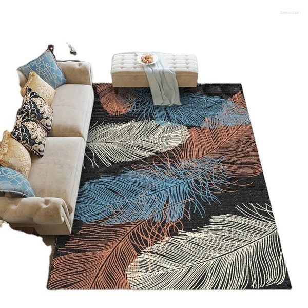 Tappeti moderni moderni modelli geometrici studia studia al letto ispessimento tappeto semplice tappeto semplice tappeto di lusso di lusso