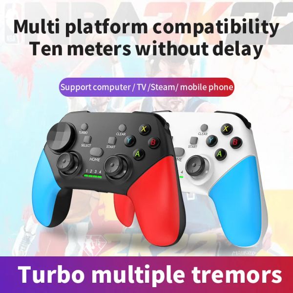 Gamepads Wireless Gamepads 2.4G Wireless Game Controller Gamepad Joystick PUBG Mobile Dual Vibration für Android iOS Xiaomi Smartphone PC