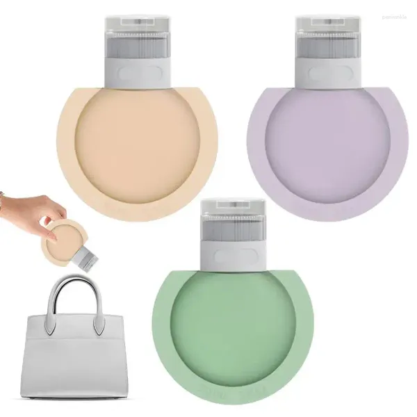 Flüssigseifenspender Reiseflasche |3pcs Make -up -Set nachfüllbaren kosmetischen Flaschen muss für Männer und wo