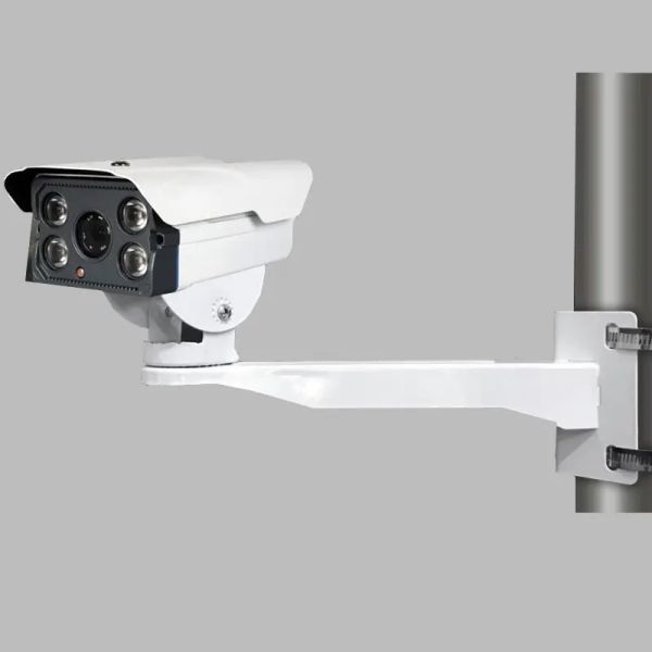 Suporte de canto de parede externo ao ar livre para CCTV 5MP AHD 8MP POE Câmera de segurança IP Montagem de alumínio à prova d'água à prova d'água