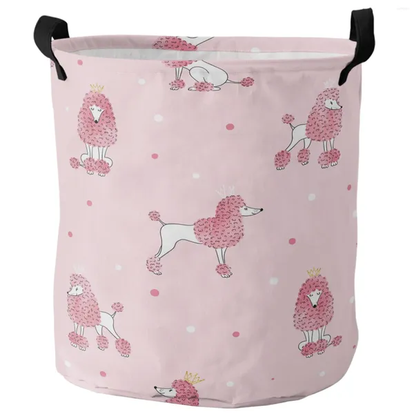 Bolsas de lavanderia Cesto de desenho animado de cão de animal cesto dobrável cesto de grande capacidade Roupas Organizador de armazenamento infantil Toy Toy Bolsa