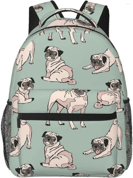 Zaino per cani carini motivi carri zaini per borsetti casual eleganti con più tasche daypack per il lavoro di lavoro di lavoro di lavoro