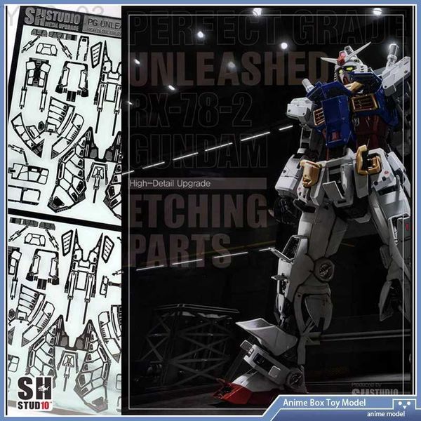 Action Toy Figures Gundam Sh Studio PGU PG 1/60 RX-78-2 Foglio di incisione speciale Accessori modello assemblato YQ240415