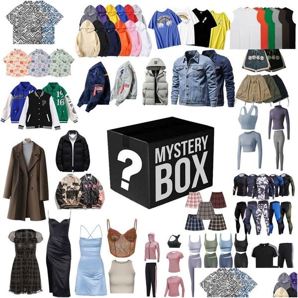 Frauen T-Shirt Blind 100% Uni Männer Frauen Glückskleidung Geschenke Überraschung Box Mystery zufälliger Kausal Sport T-Shirt Hoodie 220705 DROP DHIVM DHIVM