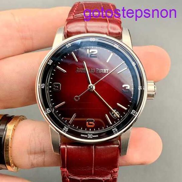 CAUSAL AP FRIST WATCH CODE 11.59 Серия 41 -мм автоматическое механический модный отдых мужские швейцарские роскошные часы часы 15210BC.OO.A068CR.01 копченое вино