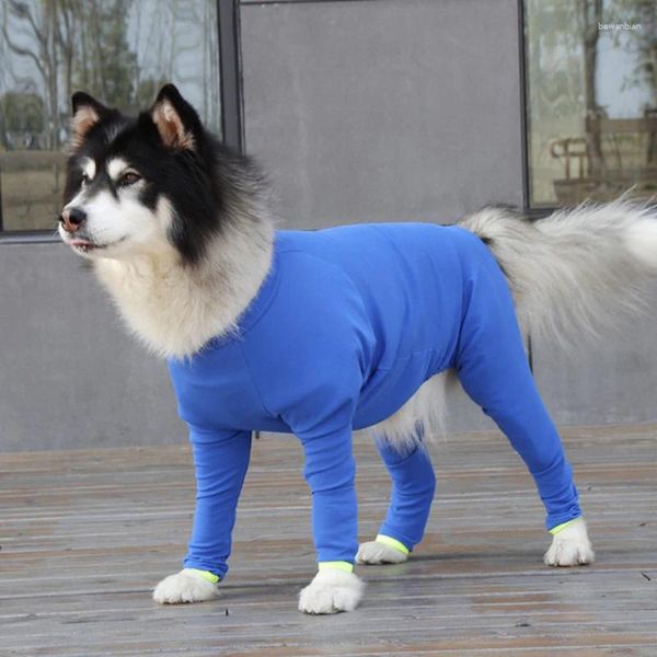 Hundekleidung große Kleidung Jumpsuit Pyjamas Big Clothing Overalls Nachtwäsche Husky Labrador Golden Retriever Border Collie