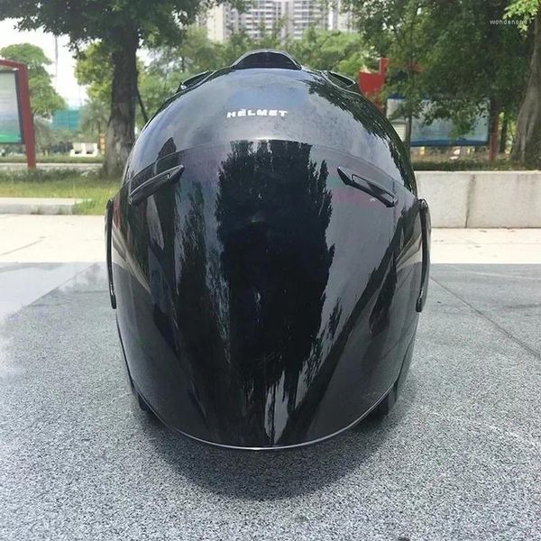 Caschi motociclistici a mezzo casco nero uomini e donne sz-3 fuoristrada estate luminosa in discesa in discesa Cross Cross Cross Capacete Casco